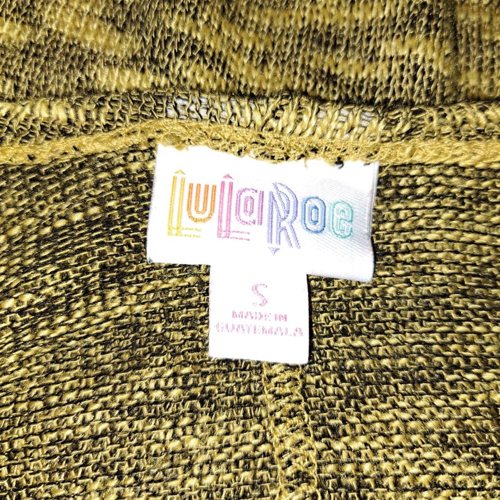 LuLaRoe Marled Dolman Sleeve Knit Open Cardigan S - Picture 4 of 6